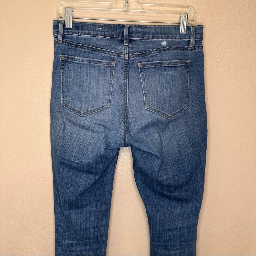Loft Women's Modern Skinny Distressed Blue Jeans Size 27/4 - Picture 6 of 10